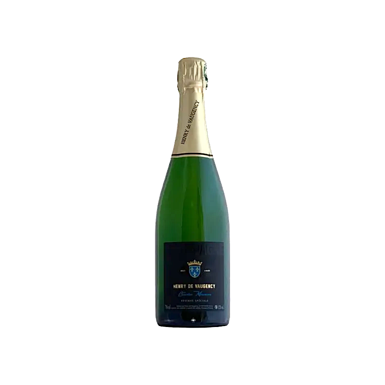 En kasse med 6 flasker Champagne Henry de Vaugency Manon Grand Cru, 75 cl