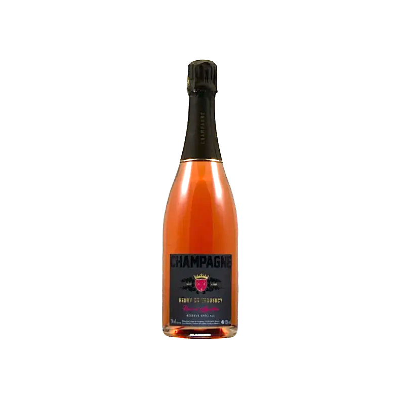 En kasse med 6 flasker Champagne Henry de Vaugency Ros D'Agathe Grand Cru, 75 cl